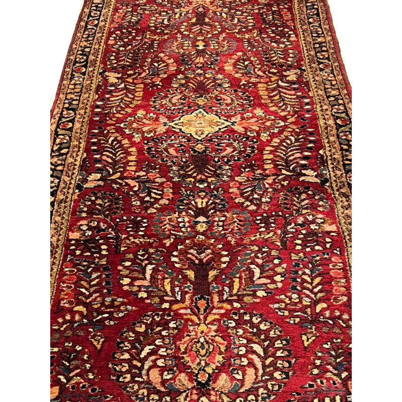 Tapis de couloir oriental en laine / coton noué à la main 2 pi 5 po x 6 pi 3 po Oriental