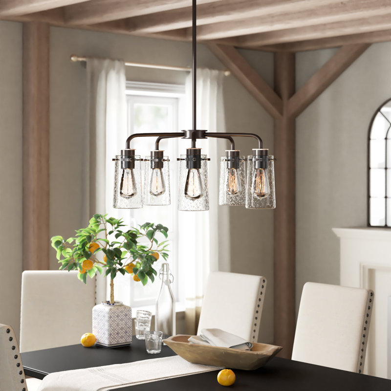 Lustre classique / traditionnel à 5 lumières Braelyn