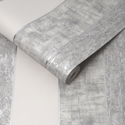 Superfresco Milan Suede Effect Striped Wallpaper