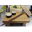Ensemble de plateaux à sushi en bambou 2 pièces, 8 po et 10 po