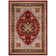 Amleto Klose Oriental Red/Black Area Rug