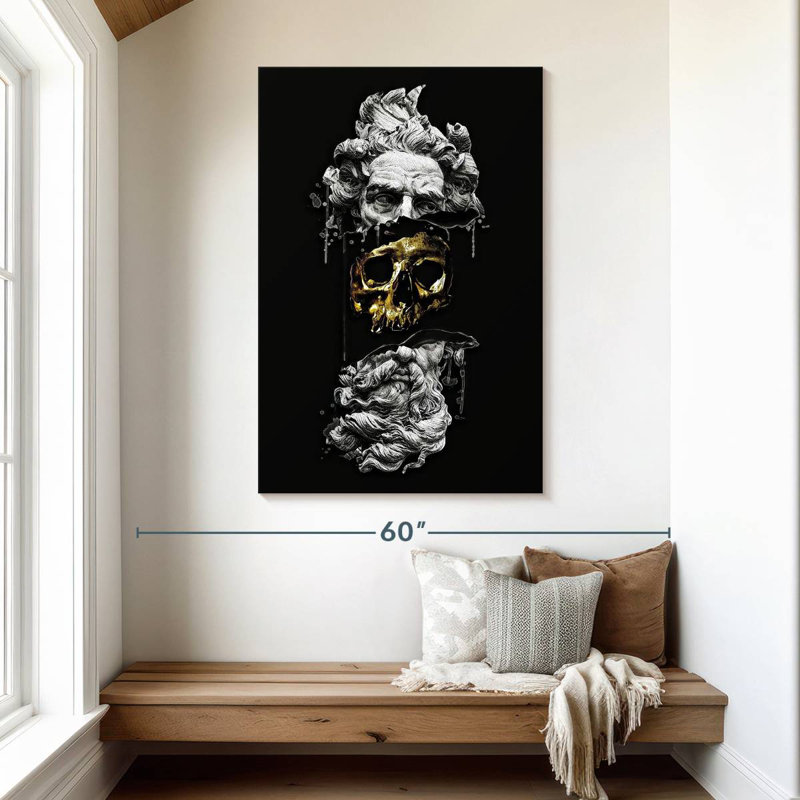 Leisha Hidden Skull, 48" H x 32" W