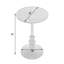 Zora Distressed Iron Pedestal Side Table-838592024