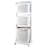Rohrsburg 17.2'' W Plastic Shelving Unit with Wheels-860191728