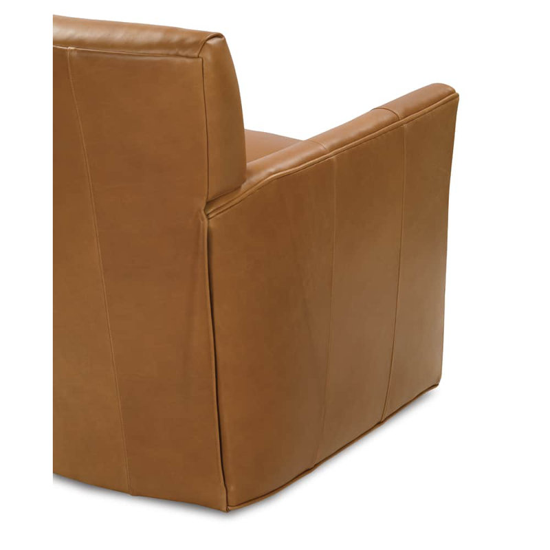 Times Square Leather Swivel Recliner