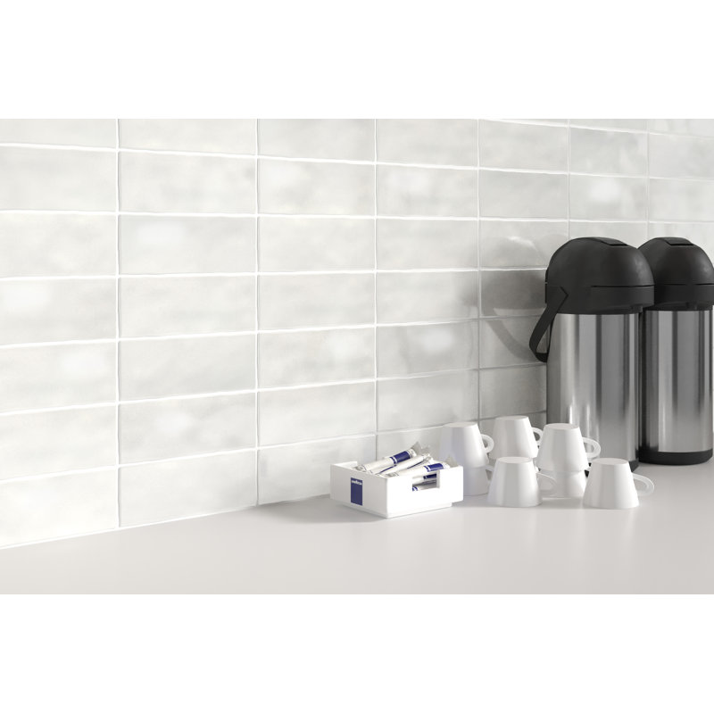 Passion 2.56 W x 7.87 L Tile, Blanco