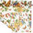 European Garden Fruits Pattern Swag Kitchen Curtain