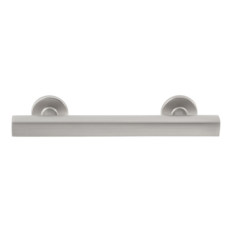 Poignée barre en nickel satiné 3 1/2 po Flynn, 3 1/2", Nickel satiné