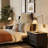 2-pack Plug-in & Hardwired Golden Swing Arm Sconce-1857362453