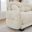 Canapé ergonomique modulaire en chenille avec design plissé et repose-pieds-707735082