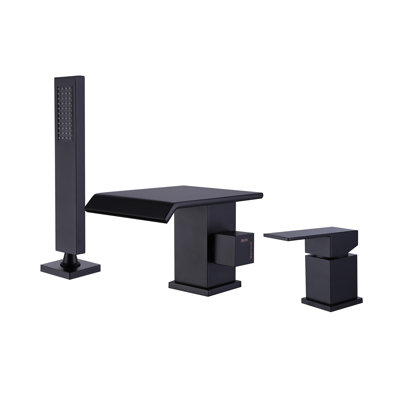 1 Handle Bathroom Roman Tub Faucet with Diverter