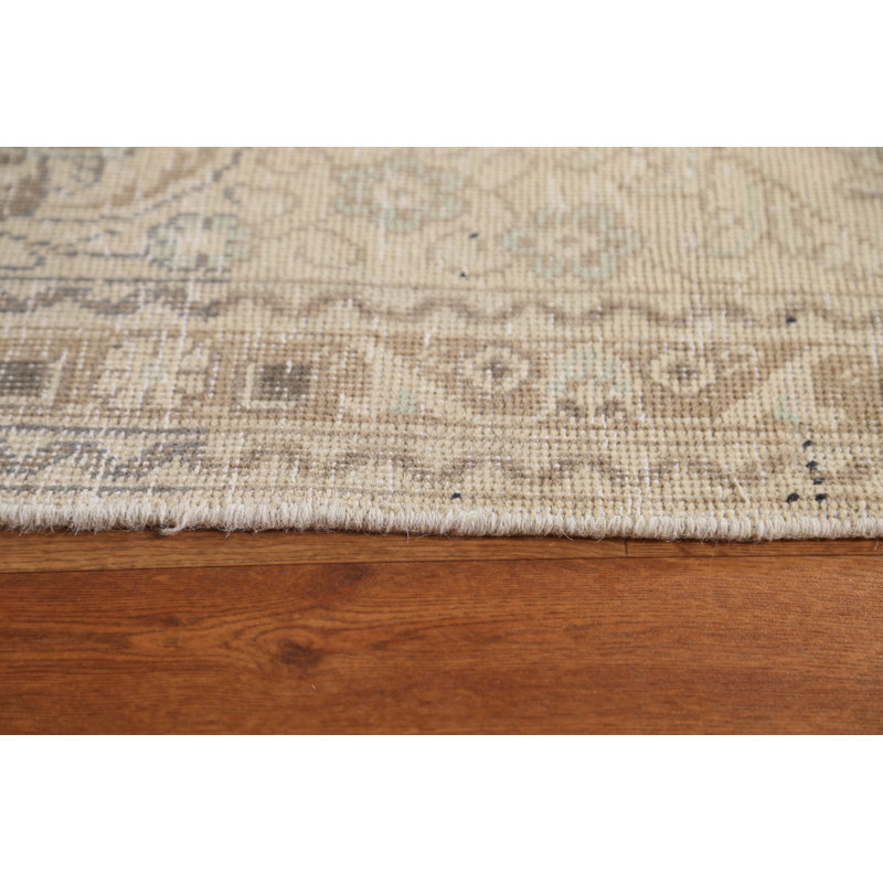 Tapis noué à la main patiné 9 x 13 Tabriz