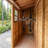 12 ft. W x 4 ft. D Western Red Cedar Spacesaver Lean-To Outdoor Storage Shed with Sliding Doors and Cedar Shingle Roof
