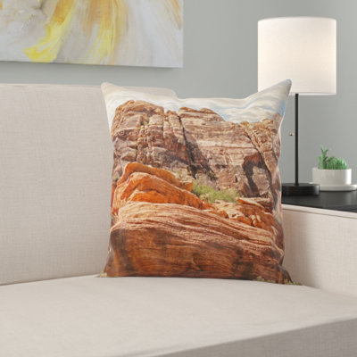 Mountains Throw Pillow
