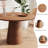43 Inch Wooden Circular Dining Table With Minimalist Design, Sturdy Base, And Easy Maintenance For Everyday Family Meals.-1060530425