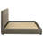 Sleek Platform Bed with Diamond Tufted Headboard