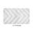 Branston 100% Cotton 1990 GSM Tufted Bath Rug with Non-Slip Backing, OEKO-TEX Certified, Machine Washable, Luxurious Chevron Pattern, Ultra Soft & Absorbent Bathroom Rug, 24" x 40" Rectangle, White-515229823-515229821