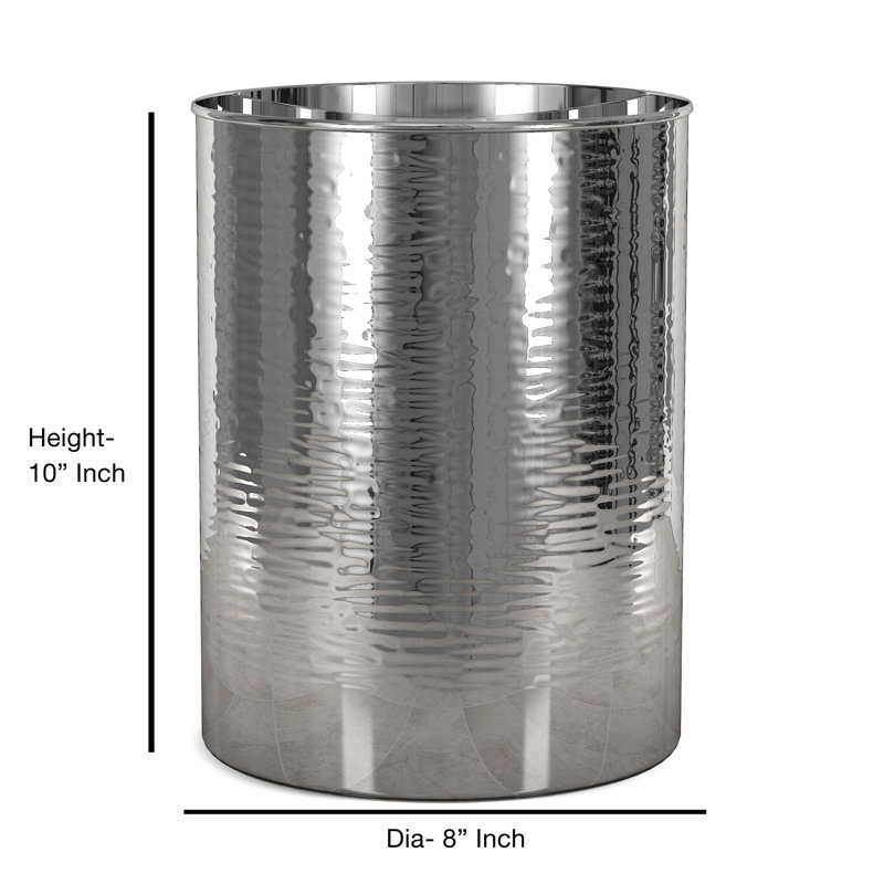 Metropolitan Manufactured Wood Open Waste Basket