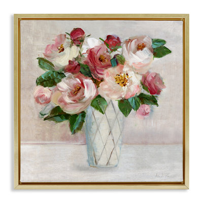 Bouquet de roses roses et rouges