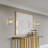 Daine 1-Light Iron Textured Glass Wall Sconce