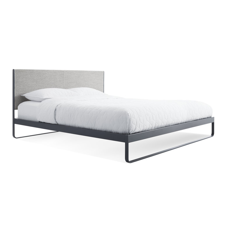 Me Time Upholstered Bed, Full, Tait Charcoal/Slate