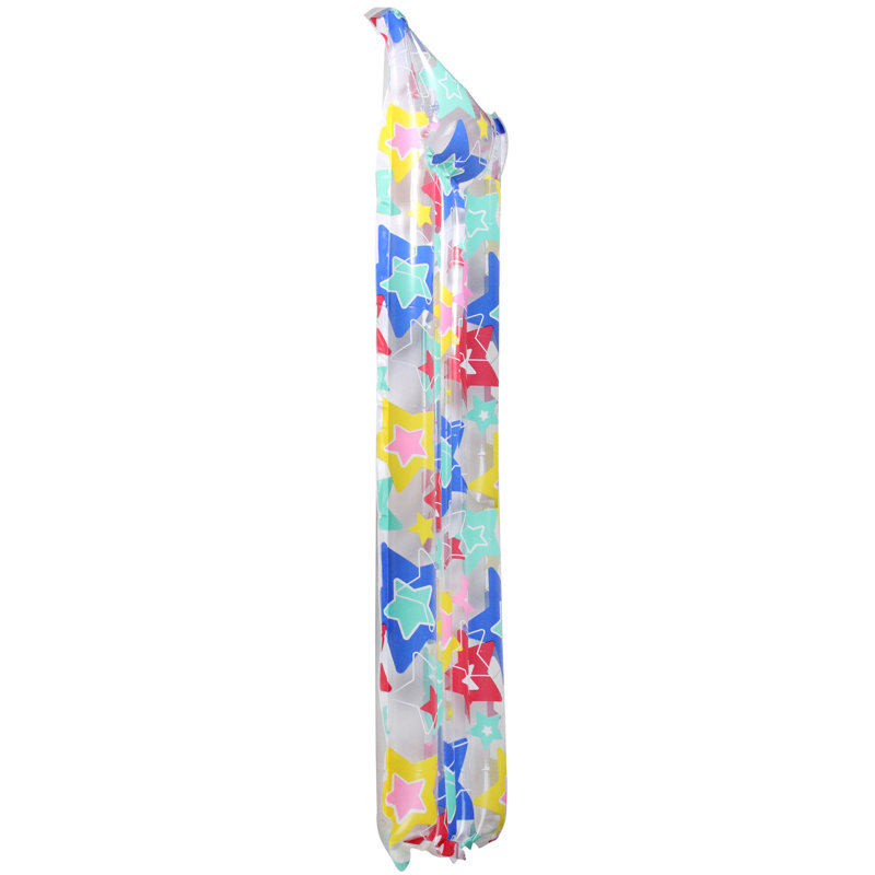 6' Blue And Yellow Stars Inflatable Swimming Pool Float