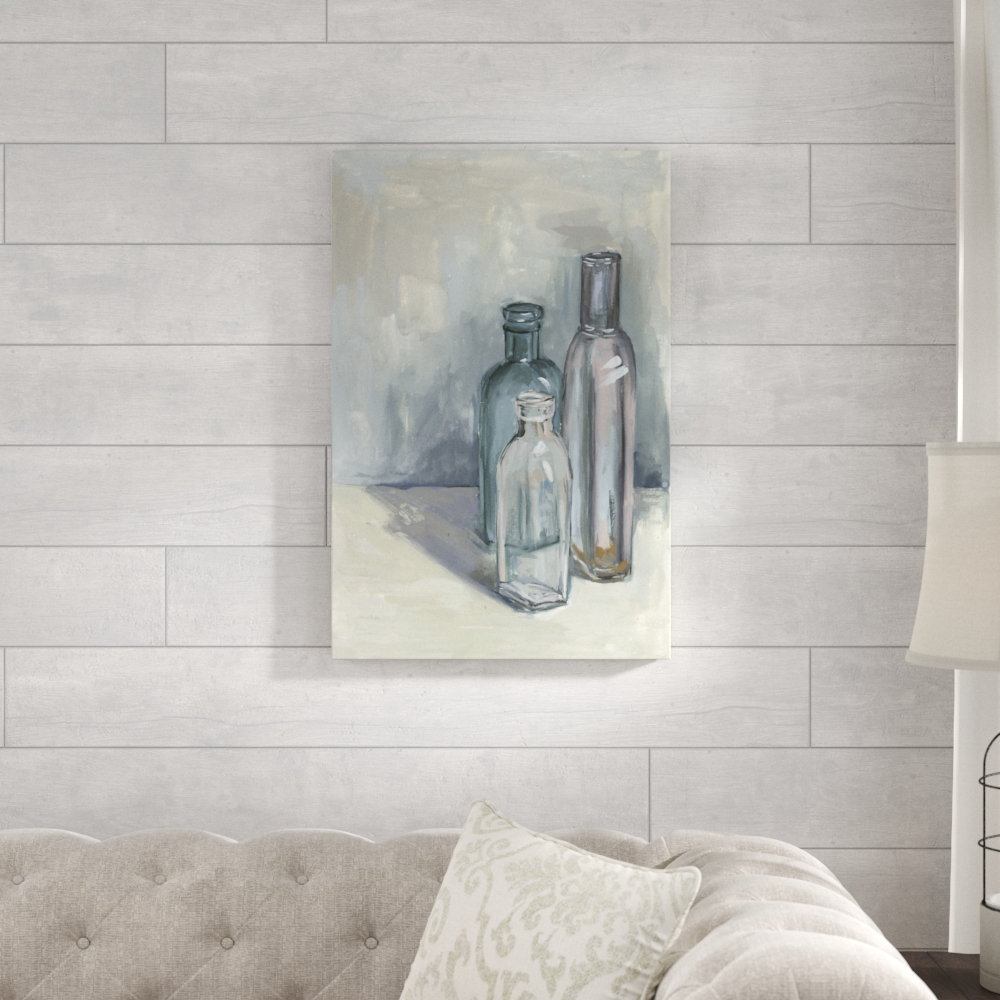Still Life with Bottles II by Melissa Wang - Wrapped Canvas Painting Print