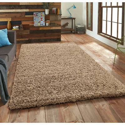 Arnzazu Solid Colour Shag Area Rug