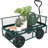 Garden Cart - Rolling Wagon Cart with 650lb Weight Capacity, All-Terrain Wheels, and Removable Sides - Garden Carts and Wagons by Pure Garden