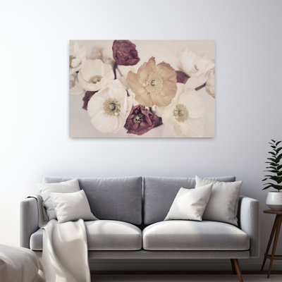 «Open Blooms», art mural abstrait contemporain