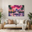 Art mural en métal rose «Cities Orlando» FL-208098762