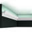 2.13'' H x 78.75'' W x 1.63'' D Plastic Crown