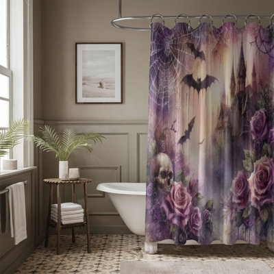 Rideau de douche standard 1 pièce Gothic