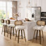 Tabouret de bar et de comptoir pivotant Adianey