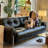 Black Straight Cloud Sofa