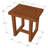 Spa 17.25'' W Teak Shower Bench