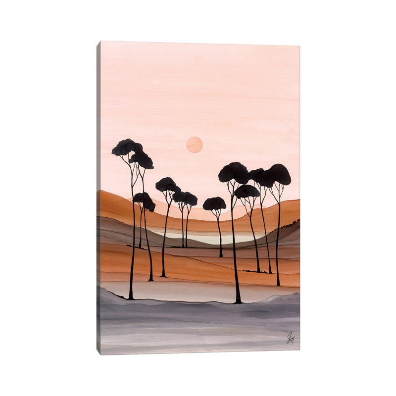 Overlooking The Tarn by Jan Matthews - Wrapped Canvas Painting, 20.32 cm H x 30.48 cm W