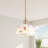 1-Light Ceramic Pendant Light