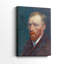 Autoportrait sur toile tendue par Vincent Van Gogh-93807505