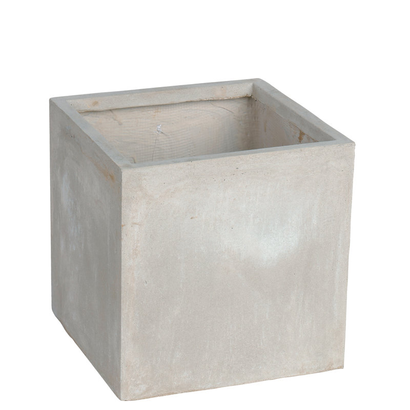 SQUARE PLANTER, 17.72" H x 17.72" W x 17.72" D