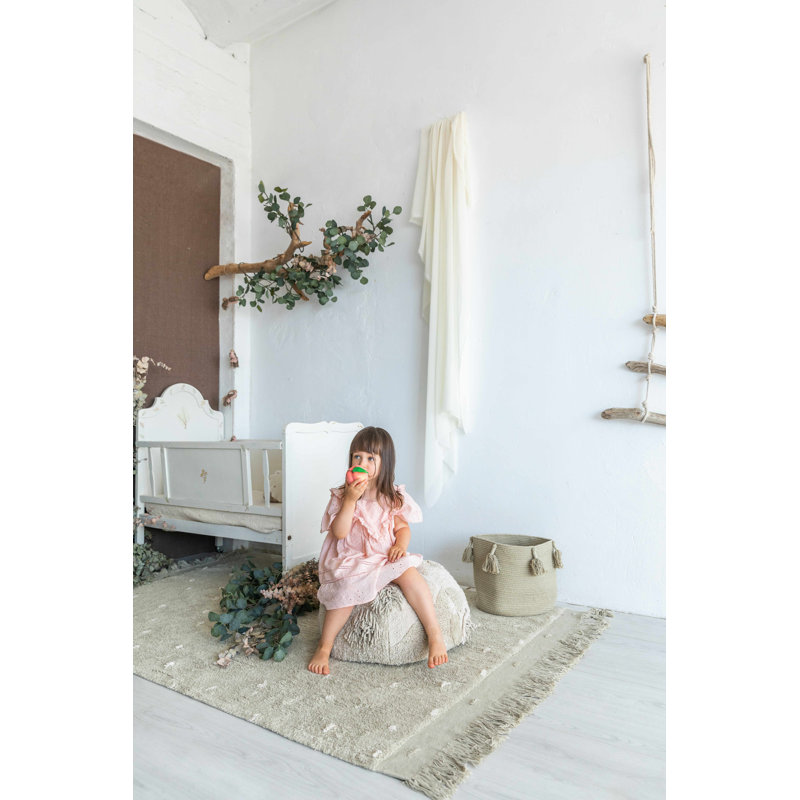Cotton Woods Upholstered Pouf