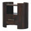 55cm W Solid Wood Bedside Table