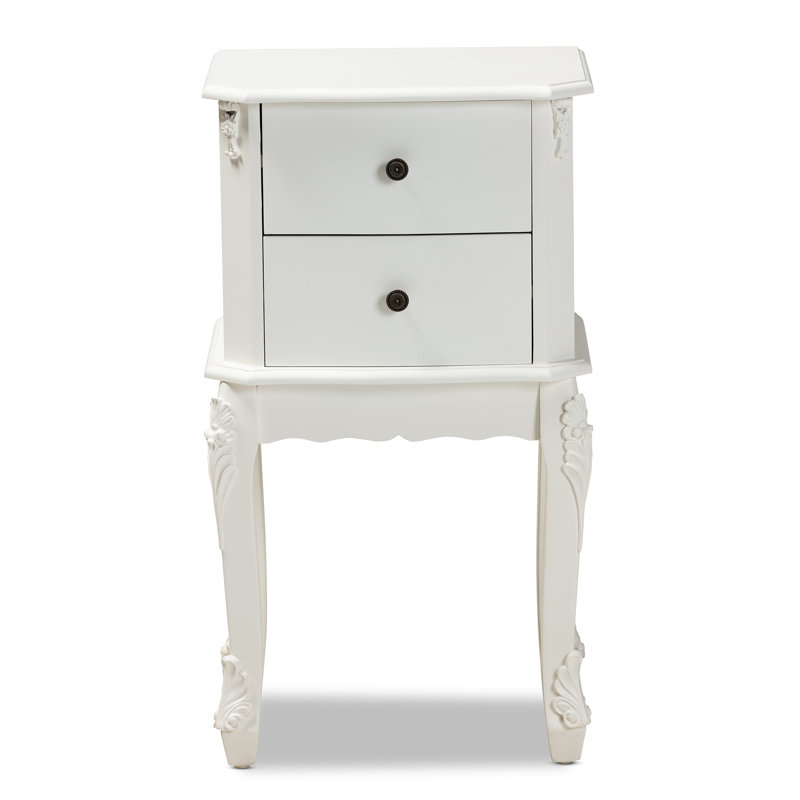 41.9cm W Manufactured Wood Bedside Table