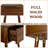 Solid Wood Bedside Table With 1 Drawer, Suitable For Bedroom And Living Room-27766415