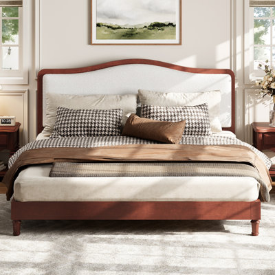 Bed With Upholstered Headboard