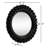 Orlin Solid Wood Round Wall Mirror
