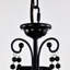 Lustre 3 lumières noir vif