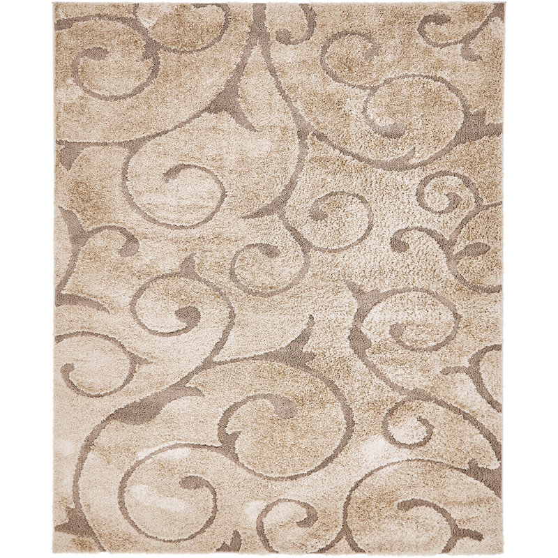 Tapis rouge sang Baynes, Tan, Rectangulaire 8 pi x 10 pi