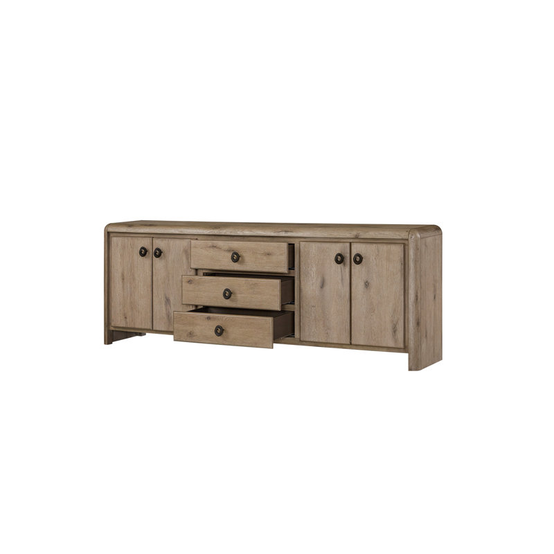 English Knotty Oak 84" Console