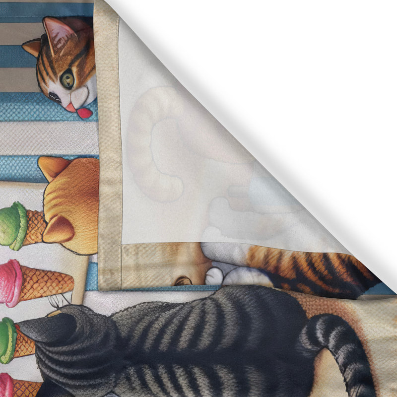 Kitchen Curtain, 55" W x 24" L